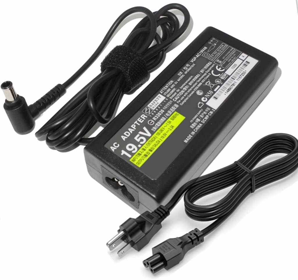 19.5V 3.3A 65W Laptop Ac Power Adapter for Sony VAIO VGP-AC19V43/VGP-AC19V44 VGP-AC19V48 VGP-AC19V49 VGP-AC19V63 Notebook Charge