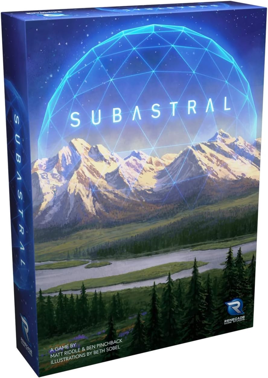 Renegade Game Studios Subastral, 2-5 Players, Ages 10+, 15-30 Minutes, Hand Management and Set Collection Game