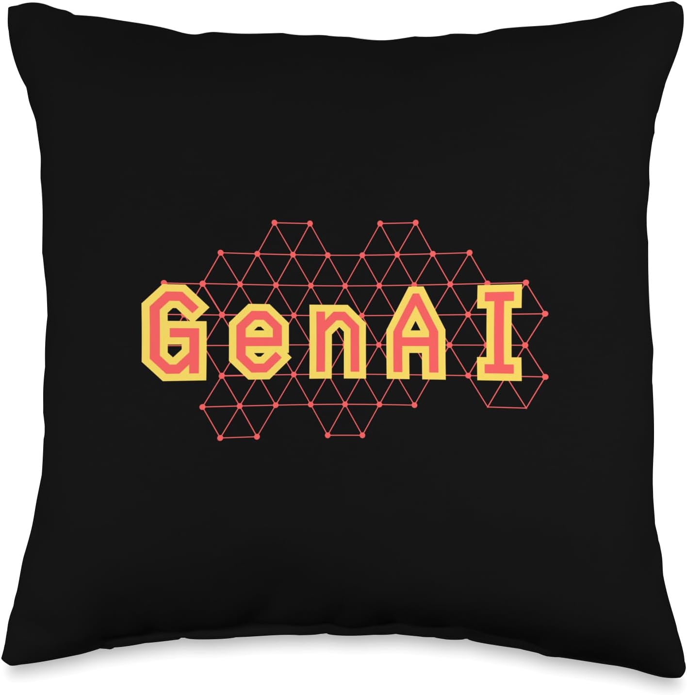 Generative AI Deep Learning NLP GenAI LLM Chatbot AI LSTM Throw Pillow