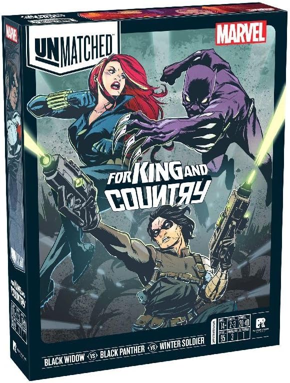 Unmatched: Marvel – for King and Country – Strategy Fighting Superhero Game for Family, Teens & Adults by Restoration Games