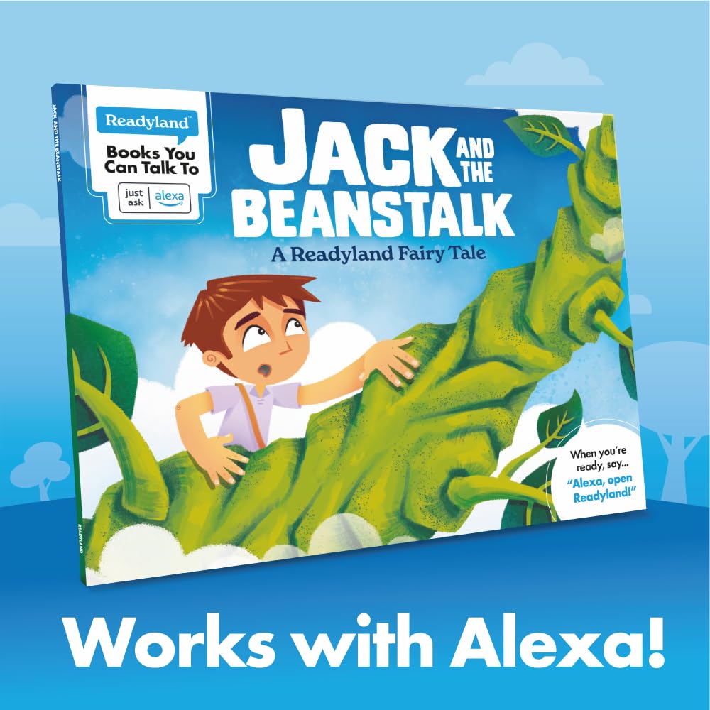 Jack and the Beanstalk: A Readyland Fairy Tale (Readyland: an Alexa Interactive Book for Kids) — Books You Can Talk To with ANY Amazon Alexa or the free Alexa App!