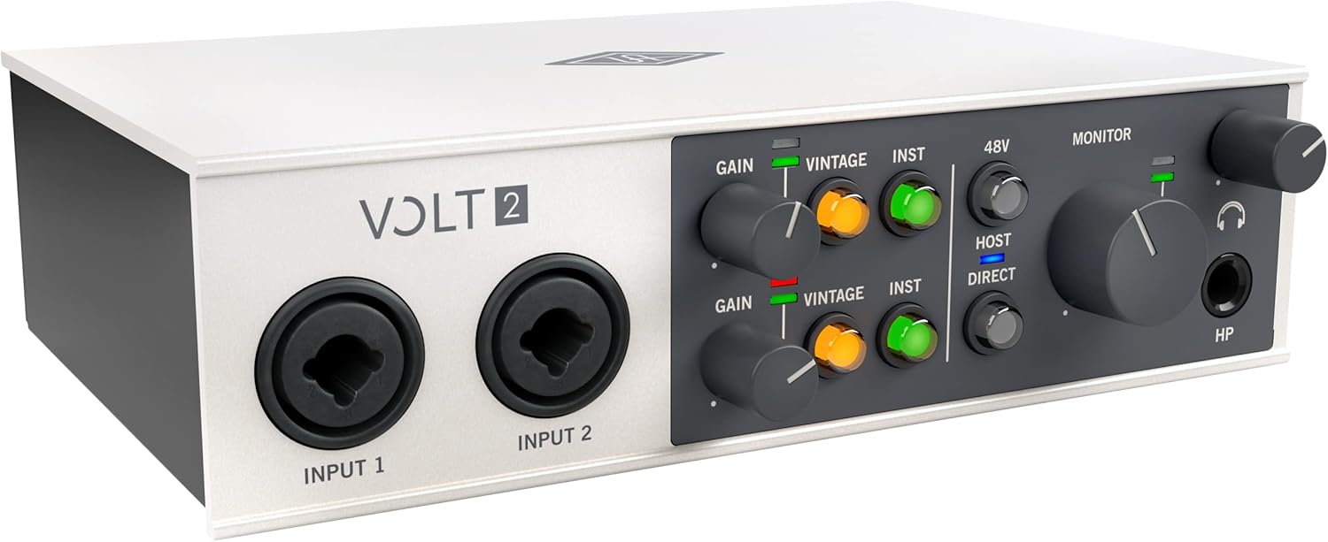 Universal Audio Volt 2 USB Recording Studio Audio Interface