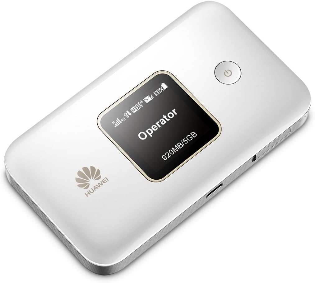 Huawei E5785-320 300 Mbps 4G LTE Mobile WiFi (4G LTE in Europe, Asia, Japan, Middle East, Africa, DIGITEL in Venezuela & 3G Globally. 12 hrs Working, Original OEM Item) (White)