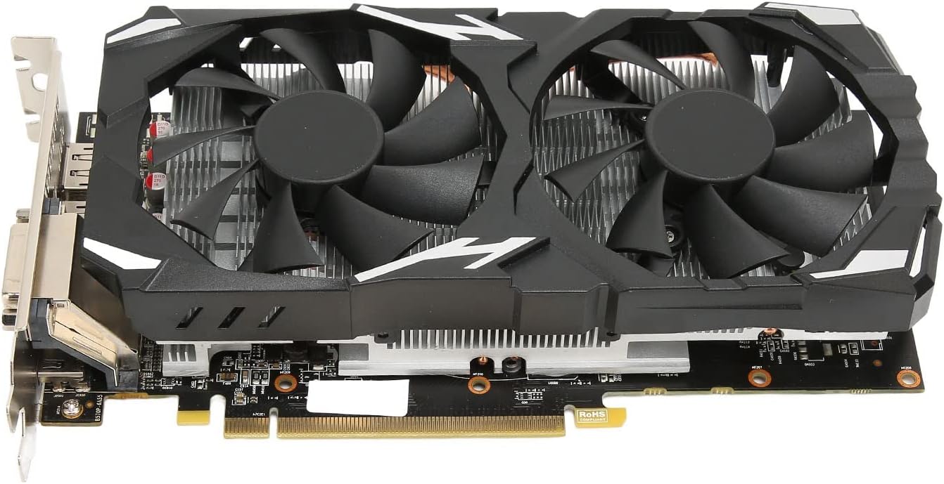 RX 580 8GB GDDR5 256bit Gaming Graphics Card 8K 7000MHz 16 PCI Express 3.0 Video Card with Cooling Fans, /HDML/DVI (2048SP Versions)