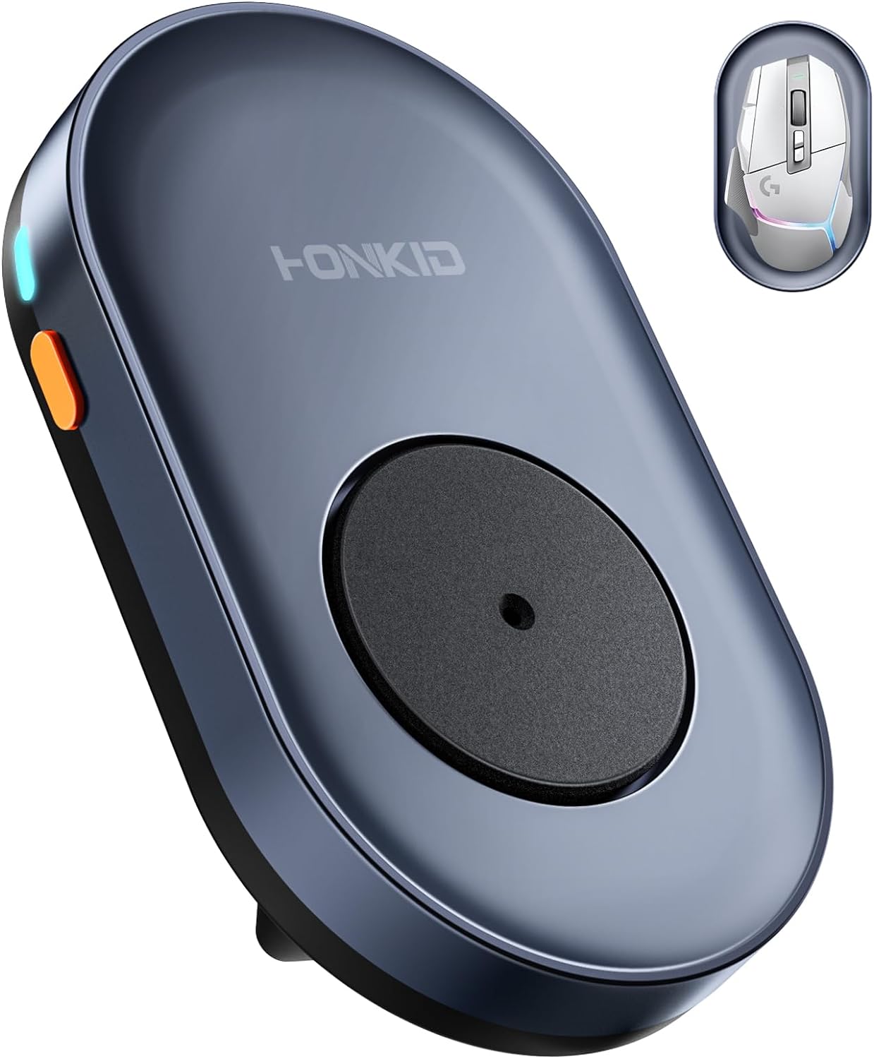 HONKID Undetectable Mouse Mover Jiggler with ON/Off Switch and USB Port Drive-Free,Simulate Physical Automatically Mouse Movement,Prevent Computer Laptop Inactive/Lockdown