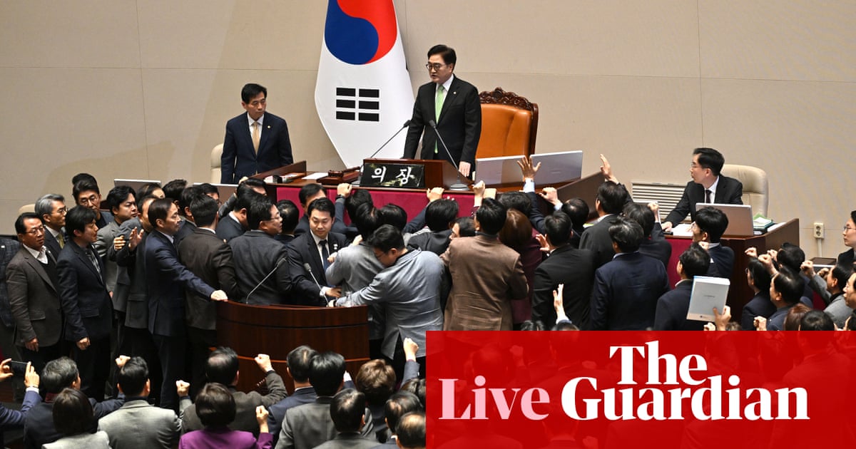 South Korea lawmakers vote to impeach acting president two weeks after impeaching president – live | South Korea