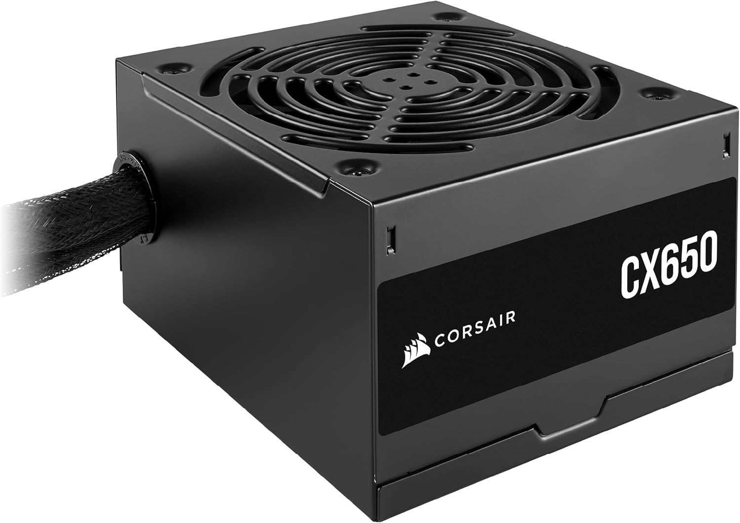 CORSAIR CX650 80 Plus Bronze Non Modular Low-Noise ATX 650 Watt Power Supply – NA – Black