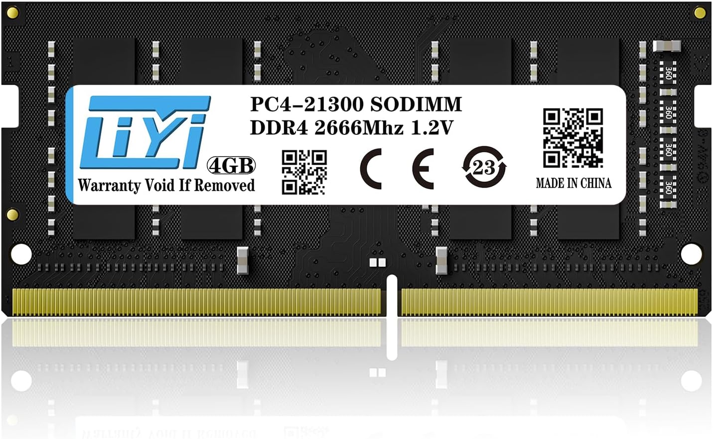 LIYI DDR4 4GB RAM 2666MHz PC4-21300 SODIMM Memory CL19 1.2V 1Rx16 260Pin Non-ECC Unbuffered SDRAM for Server/Laptop RAM Upgrade Memory Module