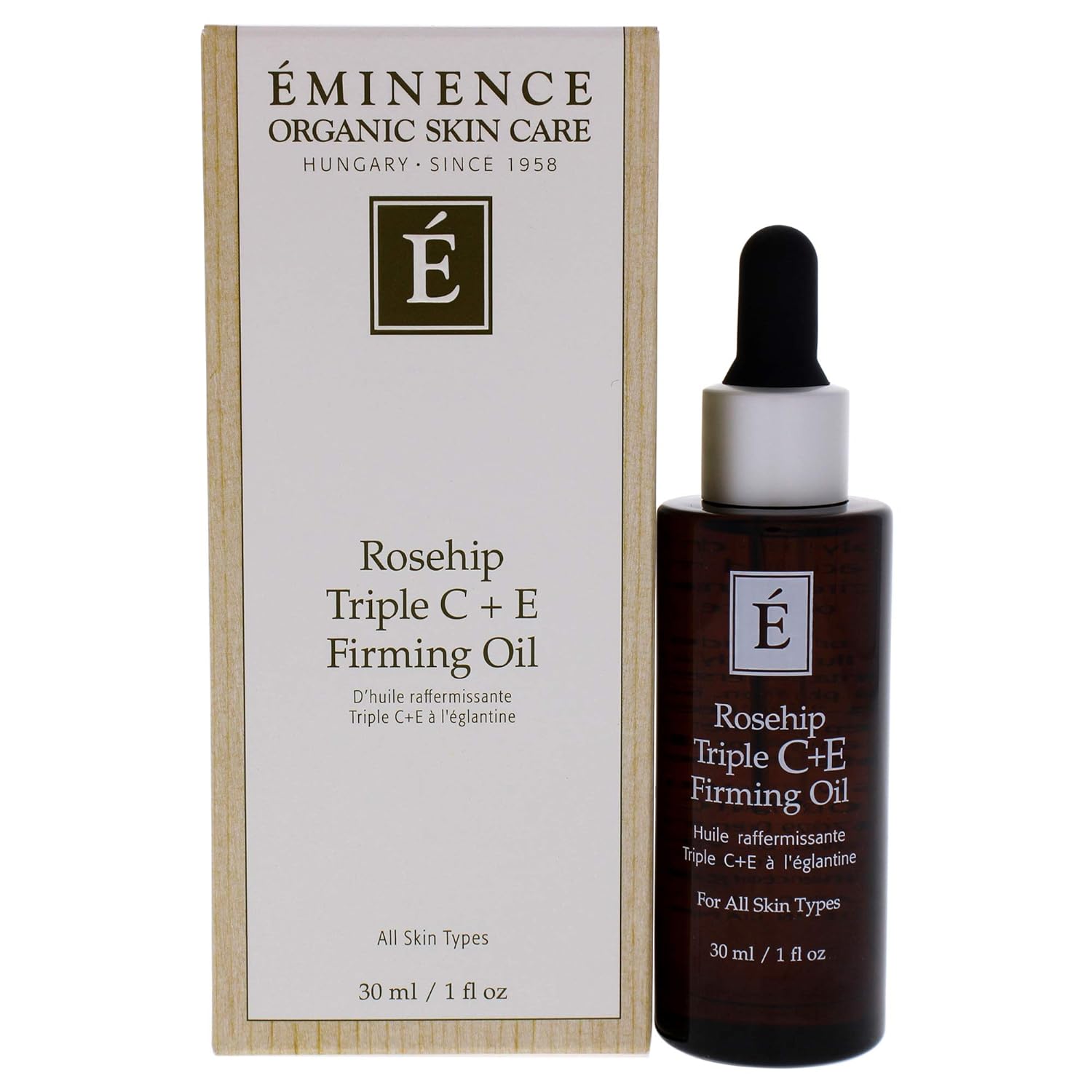 Eminence Rosehip Triple C+e Firming Oil 1 Oz.