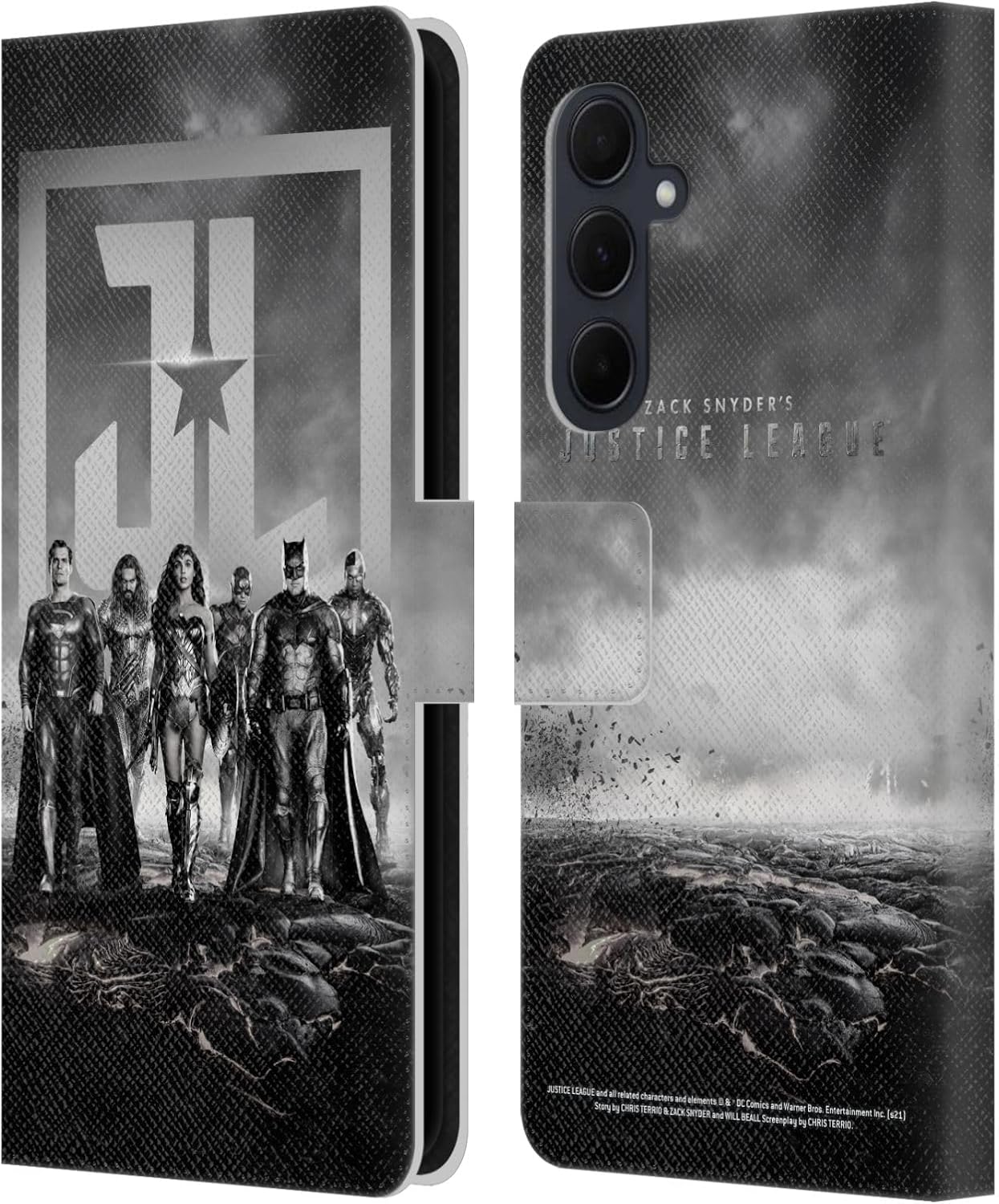 Head Case Designs Officially Licensed Zack Snyder’s Justice League Group Poster Snyder Cut Graphics Leather Book Wallet Case Cover Compatible with Samsung Galaxy A35 5G