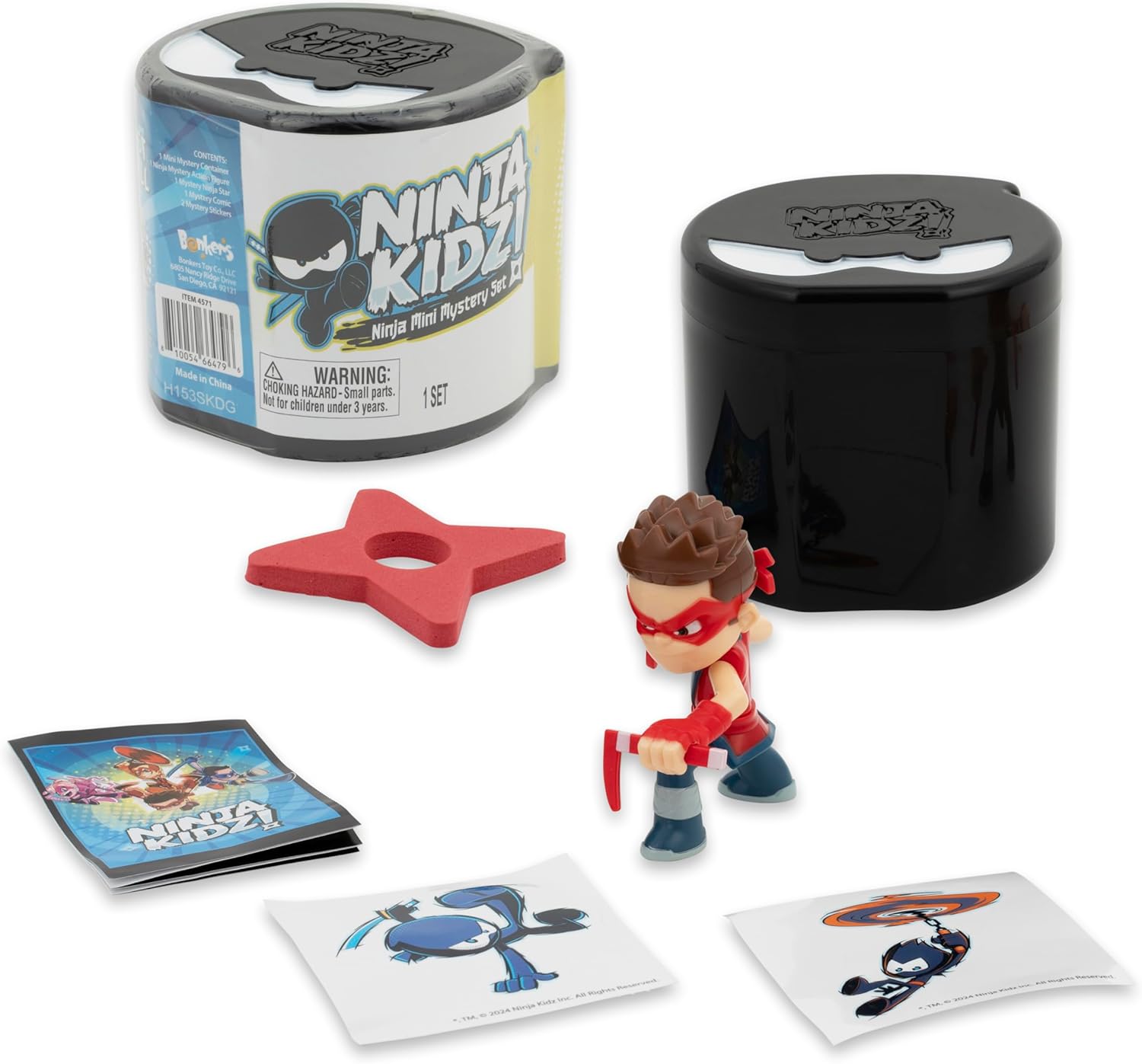 Ninja kidz Mini Mystery Set – Brand NewMini Mystery Set with 5 Exciting Toys to Discover Inside, Officially Licensed Merch