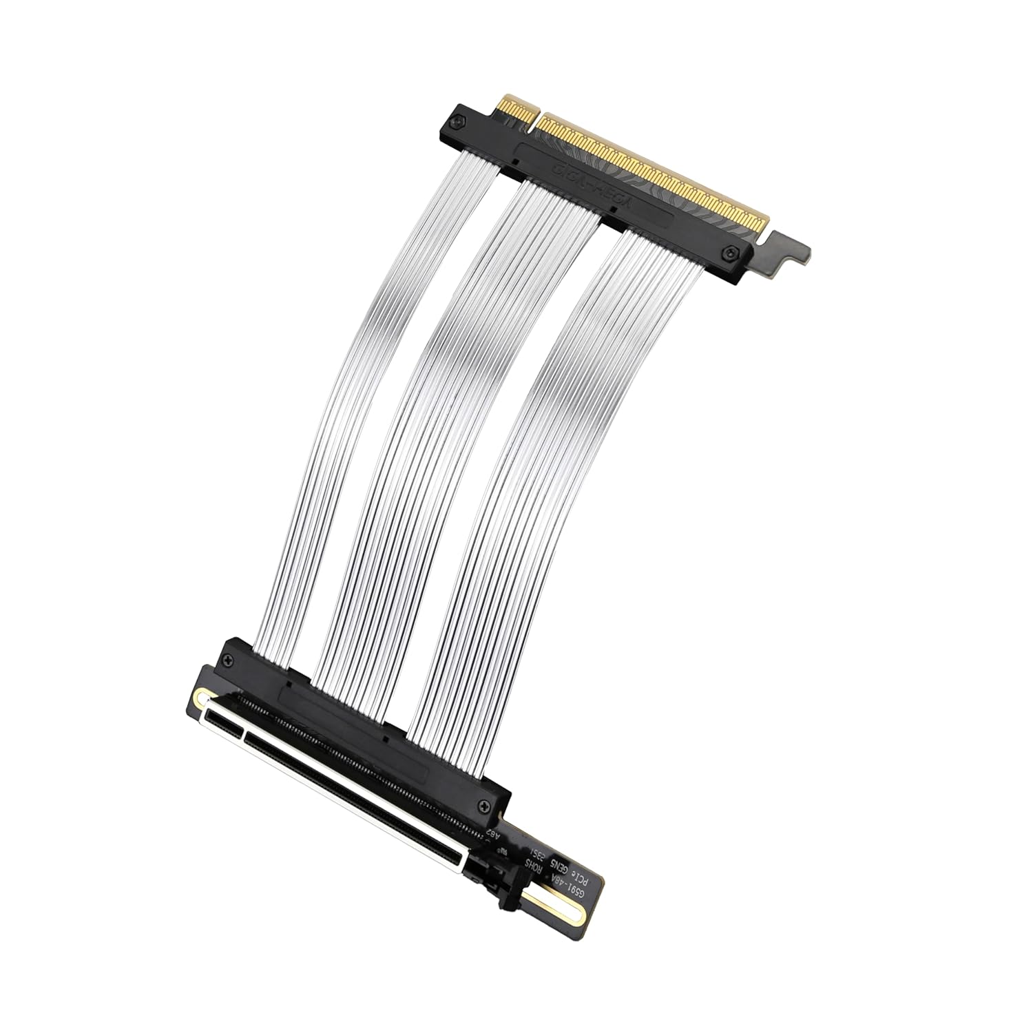 PCIe 5.0 X16 Riser Cable GPU Extension Cable GEN5 Vertical Mount for Next RTX5090, GEN5 SSD Riser Card (18cm)