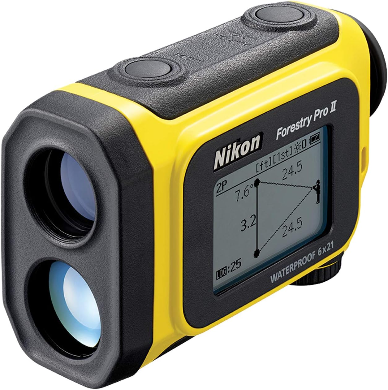 Nikon Forestry Pro II Rangefinder | Highly accurate weatherproof multi-function rangefinder/hypsometer for forestry, utility and construction