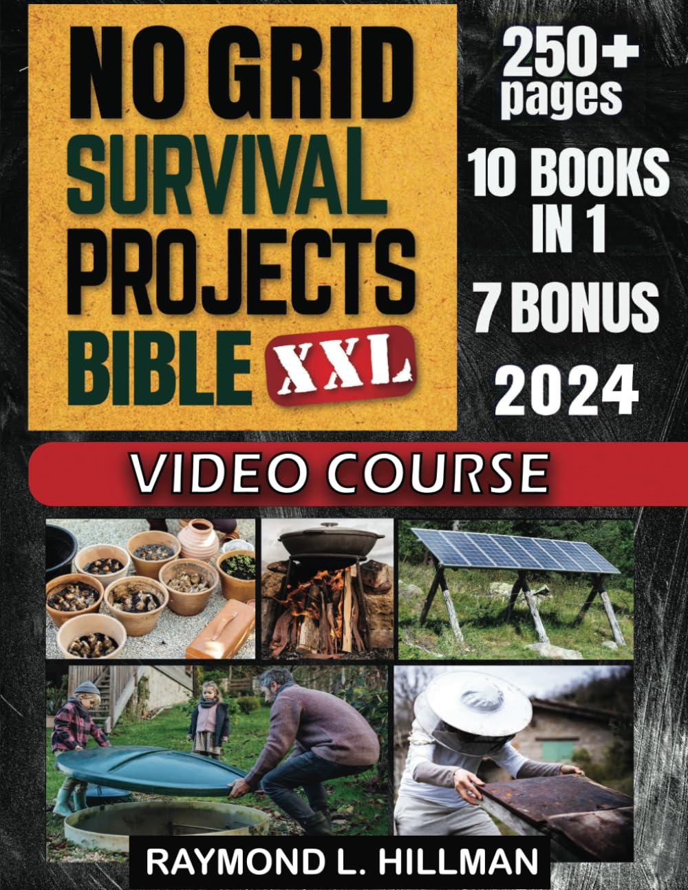 No Grid Survival Projects Bible: [10 in 1] DIY All-In Guide + VIDEO COURSE | Go Self-Sufficient with Tried & Tested Projects for Safe Home, Power, Food Supply to Survive Any Crisis or Recession