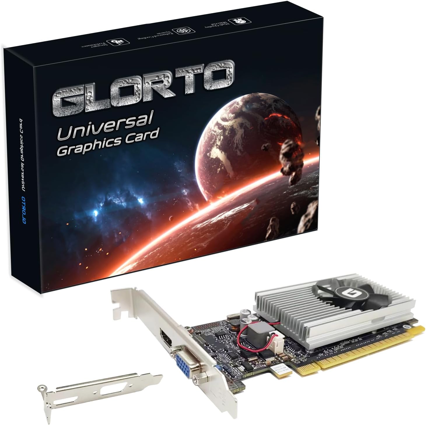 GeForce GT 210 1024 MB DDR3 Low Profile Graphics Card, PCI Express 1.0 x16, Entry Level GPU for PC, SFF and HTPC (HDMI/VGA)