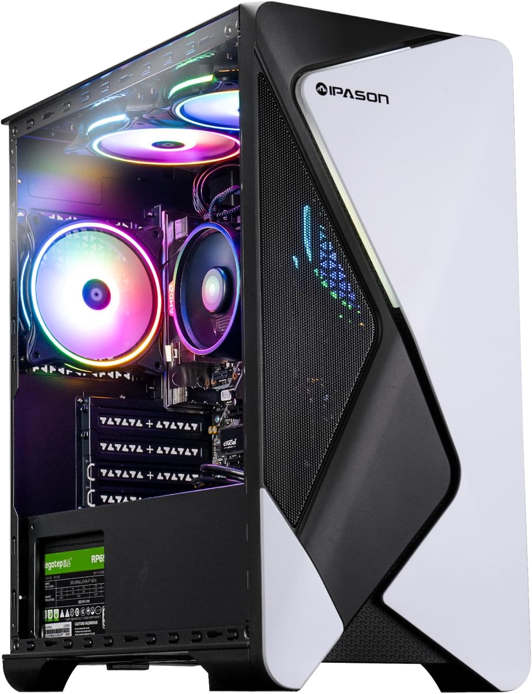 Gaming PC Desktop – AMD Ryzen7 5700G 3.8GHz, AMD Radeon Graphics, 1TB NVME SSD, 16GB DDR4 RAM 3200, 550W PSU, Windows 11 Home 64-bit