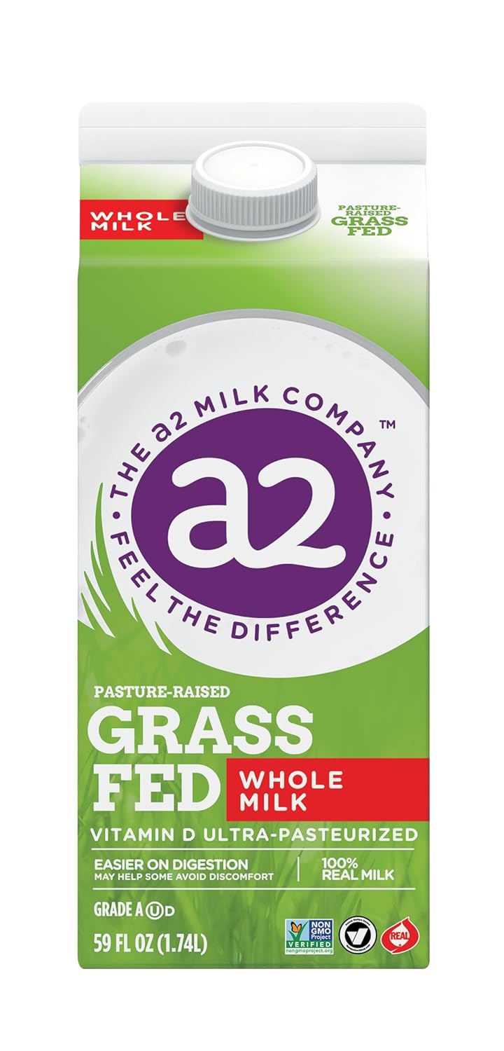 a2 Milk® Grass-Fed Whole Milk, 59 oz.