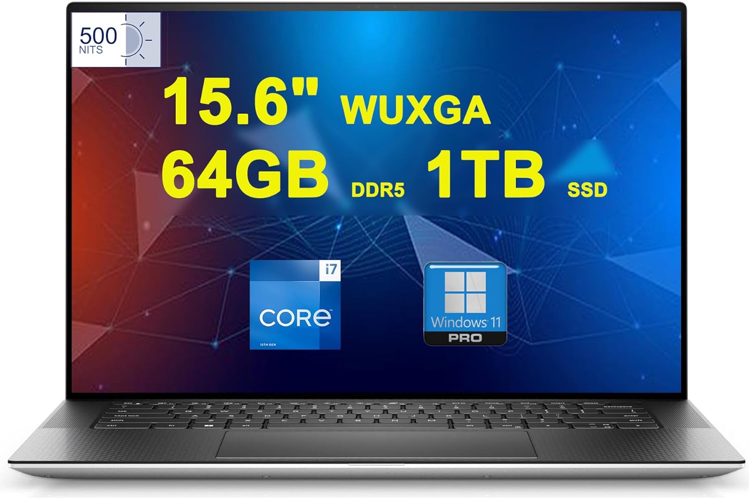 Dell XPS 15 9530 Creator and Business Laptop | 15.6″ WUXGA (500nits) | Intel 10-core i7-13620H | 64GB DDR5 1TB SSD | Backlit Thunderbolt4 Intel Killer 1675 Waves Nx 3D Win11Pro