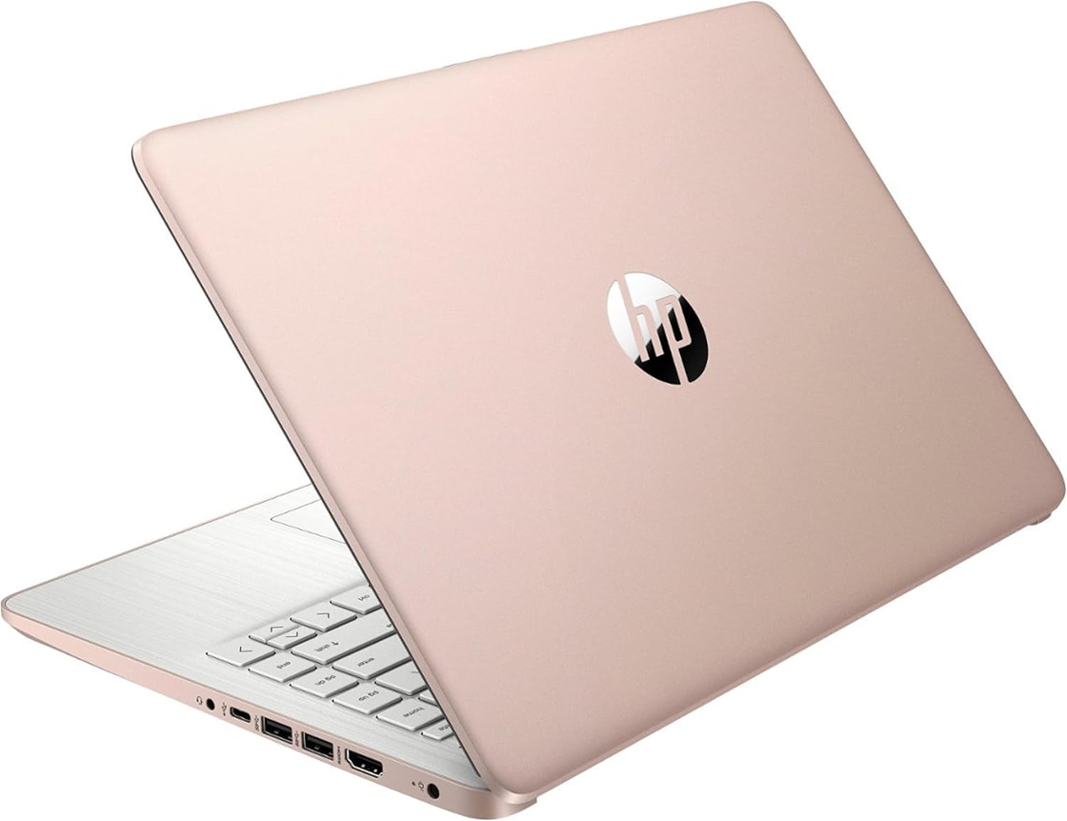 HP Stream 14″ HD BrightView Laptop, Intel Celeron N4120 Processor, 16GB RAM, 64GB SSD, Intel UHD Graphics, 720p Webcam, WiFi, HDMI, Win 11 S, Gold (Renewed)