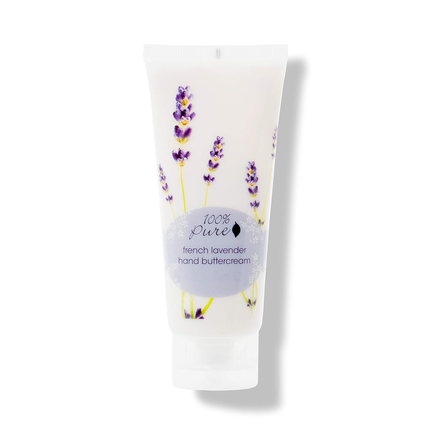 100% PURE French Lavender Hand Cream (Hand Buttercream), Dry Skin Hand Lotion, Made with Shea Butter, Natural Lotion for Dry Hands – 2 Fl Oz