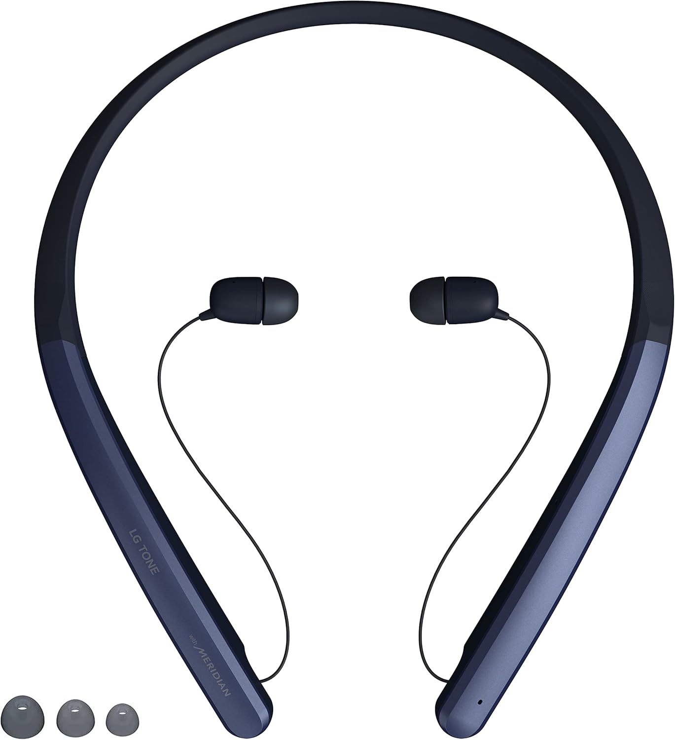 LG Tone Flex Wireless Bluetooth Stereo Neckband Earbuds HBS-XL7-32-Bit Hi-Fi DAC, Meridian Audio, Blue