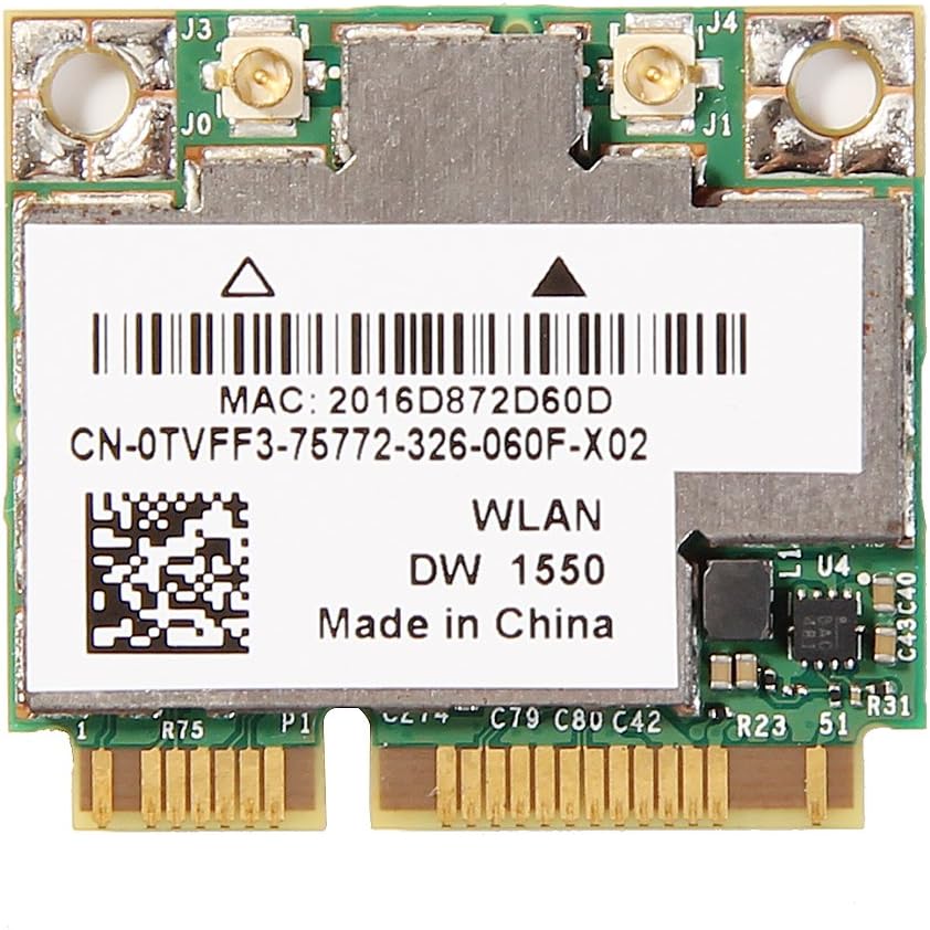 Broadcom BCM94352HMB DW1550 802.11abgn+ac WLAN WiFi Card Bluetooth 4.0 2.4/5GHz 867Mbps not for IBM/Lenovo/Thinkpad and HP