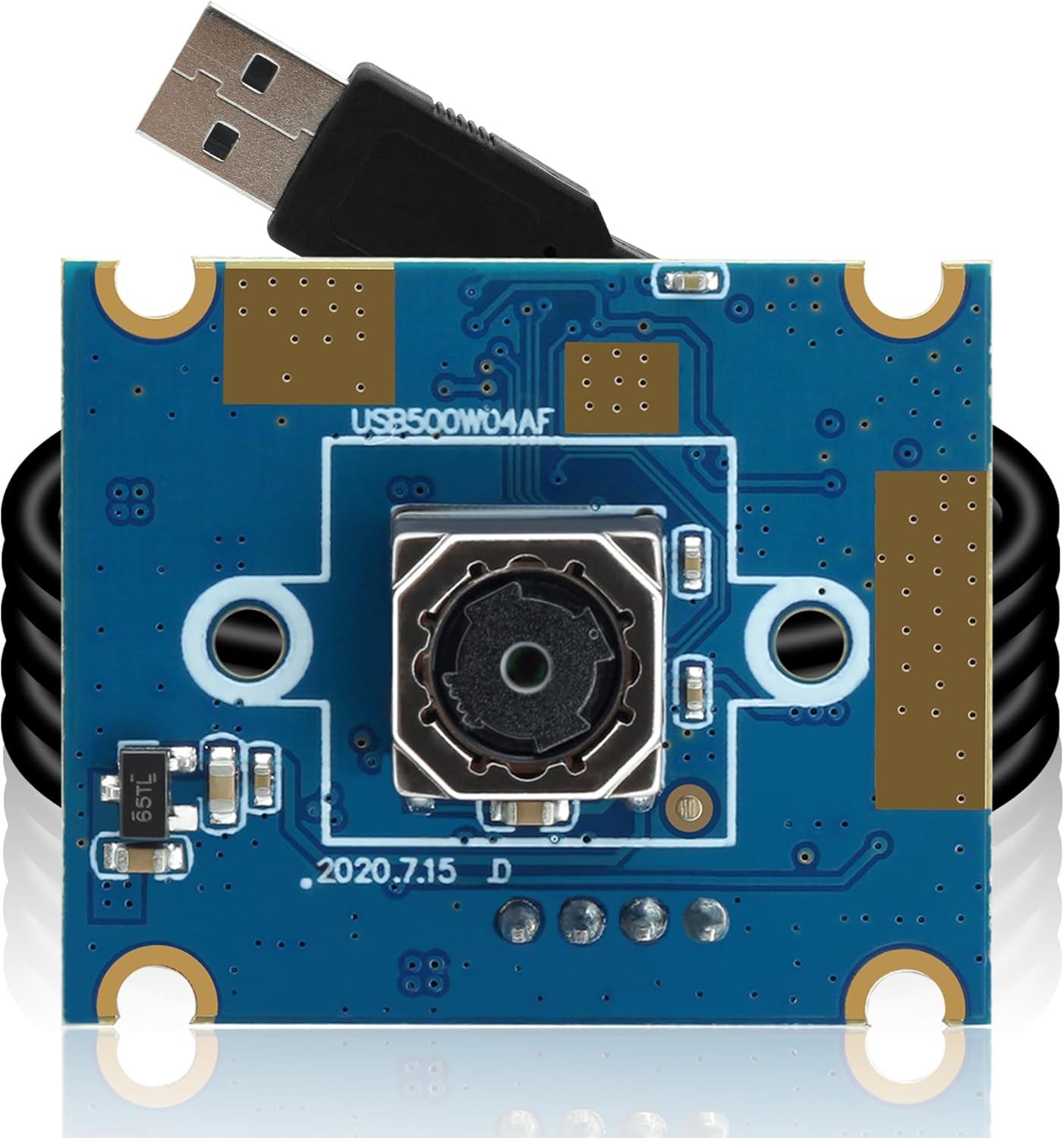 USB Camera 5Megapixels Autofocus USB Webcam 1944P 60 Degree No Distortion Lens Lightbrun PC Camera Module Plug and Play for Computer Jetson Nano Laptop Raspberry Pi Machine Vision Industrial