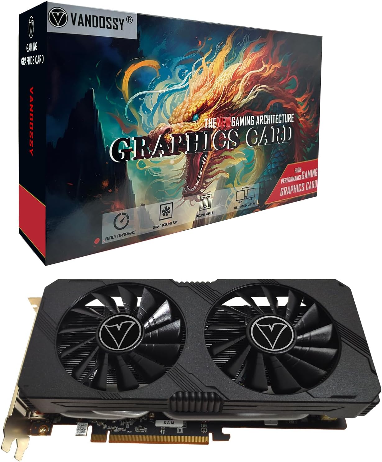 Radeon RX 5700 XT Graphics Card, 8GB GDDR6 256-Bit RDNA Architecture 1755/1905 MHz (Base/Boost Clock) DirectX 12 HDMI DP PCIe4.0 AAA PC Gaming Video Card for Office Gaming