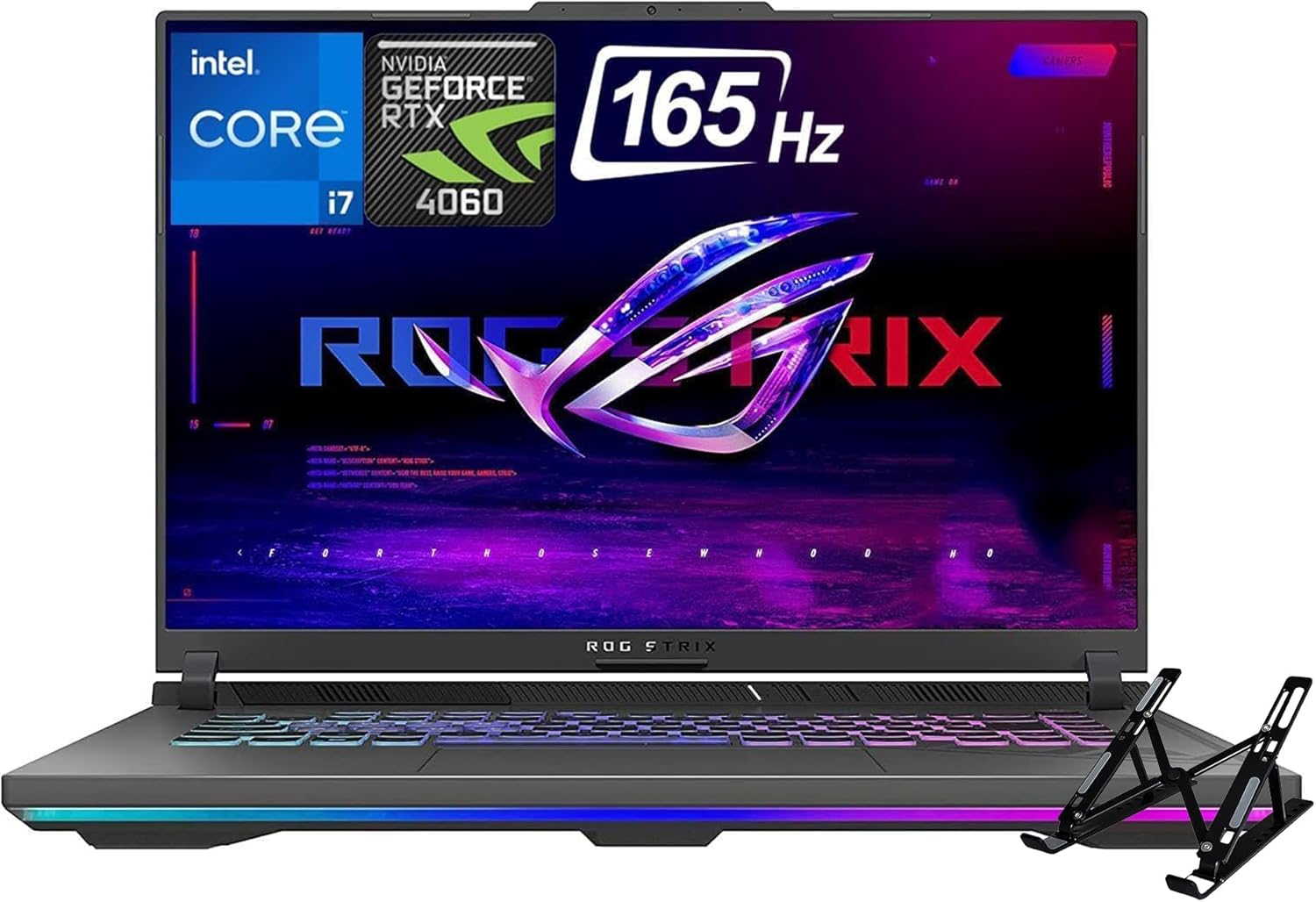 ASUS ROG Strix G16 Gaming Laptop 2023 Newest, 16″ FHD 165Hz Display, Intel Core i7-13650HX Processor, NVIDIA GeForce RTX 4060, 32GB DDR5 RAM, 1TB SSD, Backlight Keyboard, Windows 11 Home