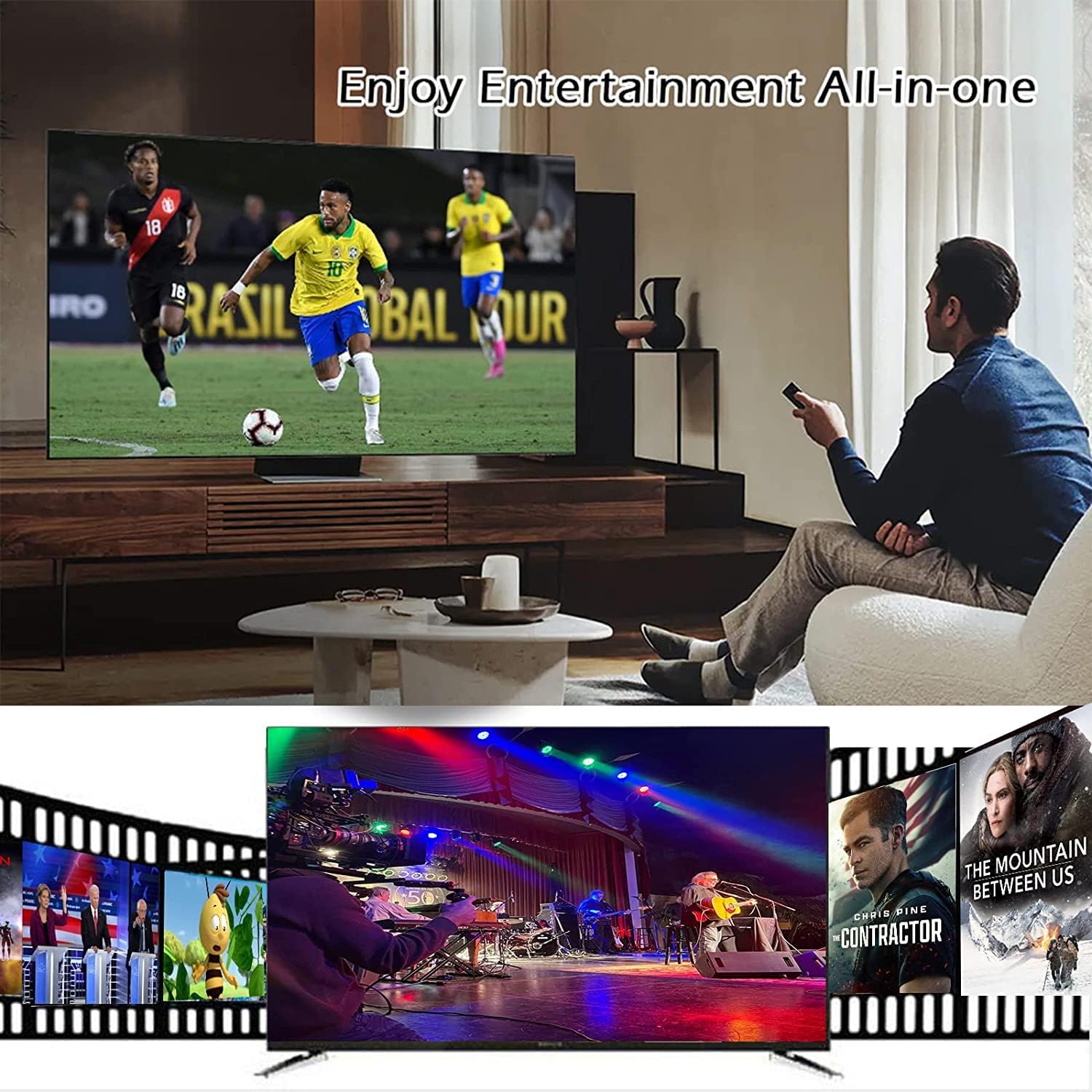 10000+ 4K 1080P International Channels Box Movies VIP Cartoon New from US CA Europe Asia Brazil