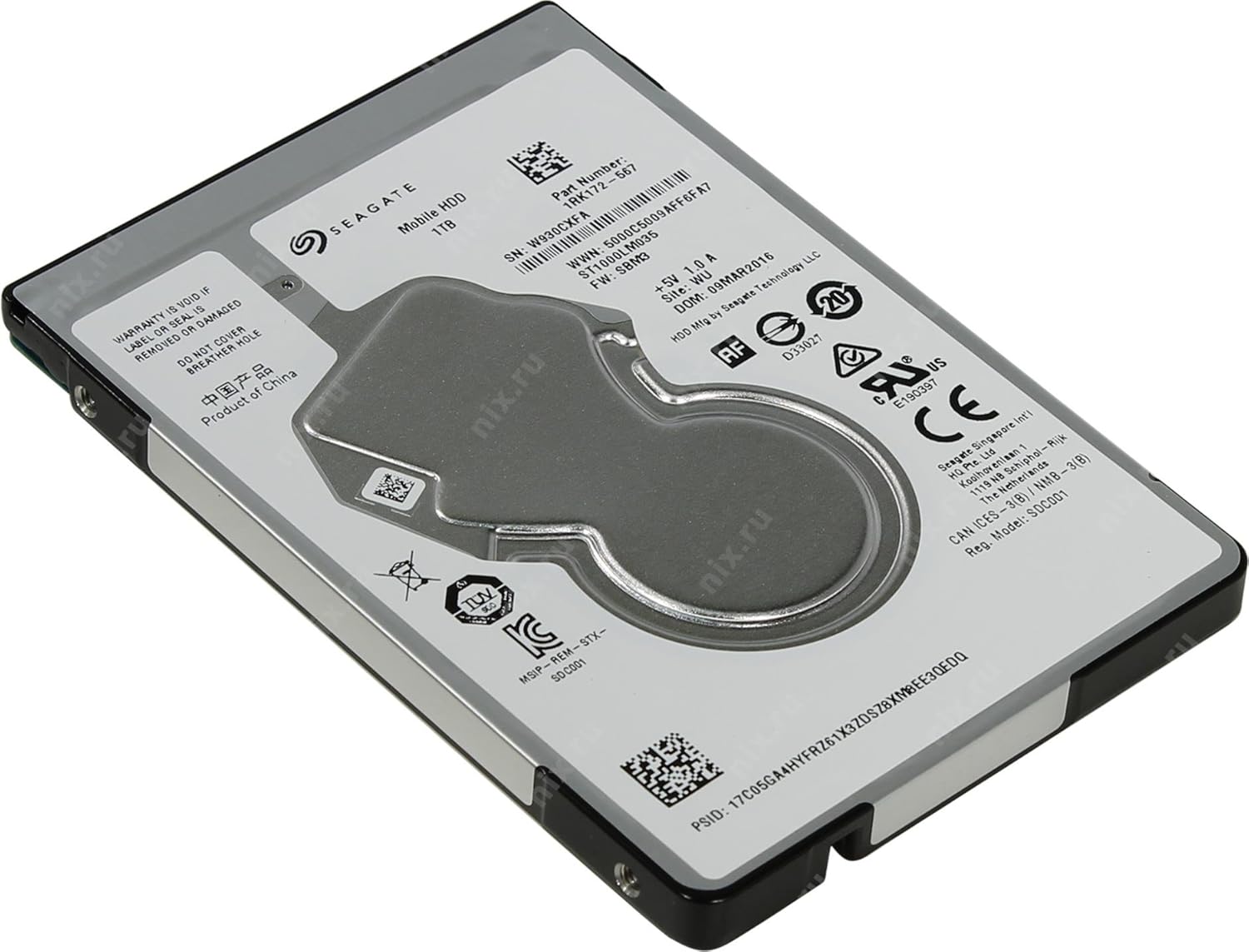 Seagate 1TB Laptop HDD SATA 6Gb/s 128MB Cache 2.5-Inch Internal Hard Drive (ST1000LM035) (Open Box)