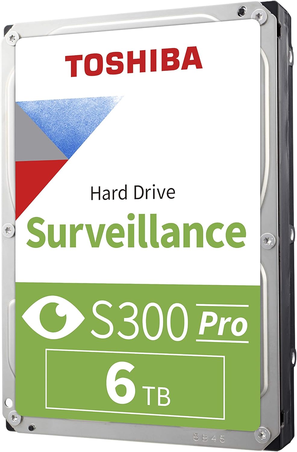 Toshiba S300 PRO 6TB Surveillance 3.5” Internal Hard Drive – CMR SATA 6 Gb/s 7200 RPM 512MB Cache – HDWTA60UZSVAR