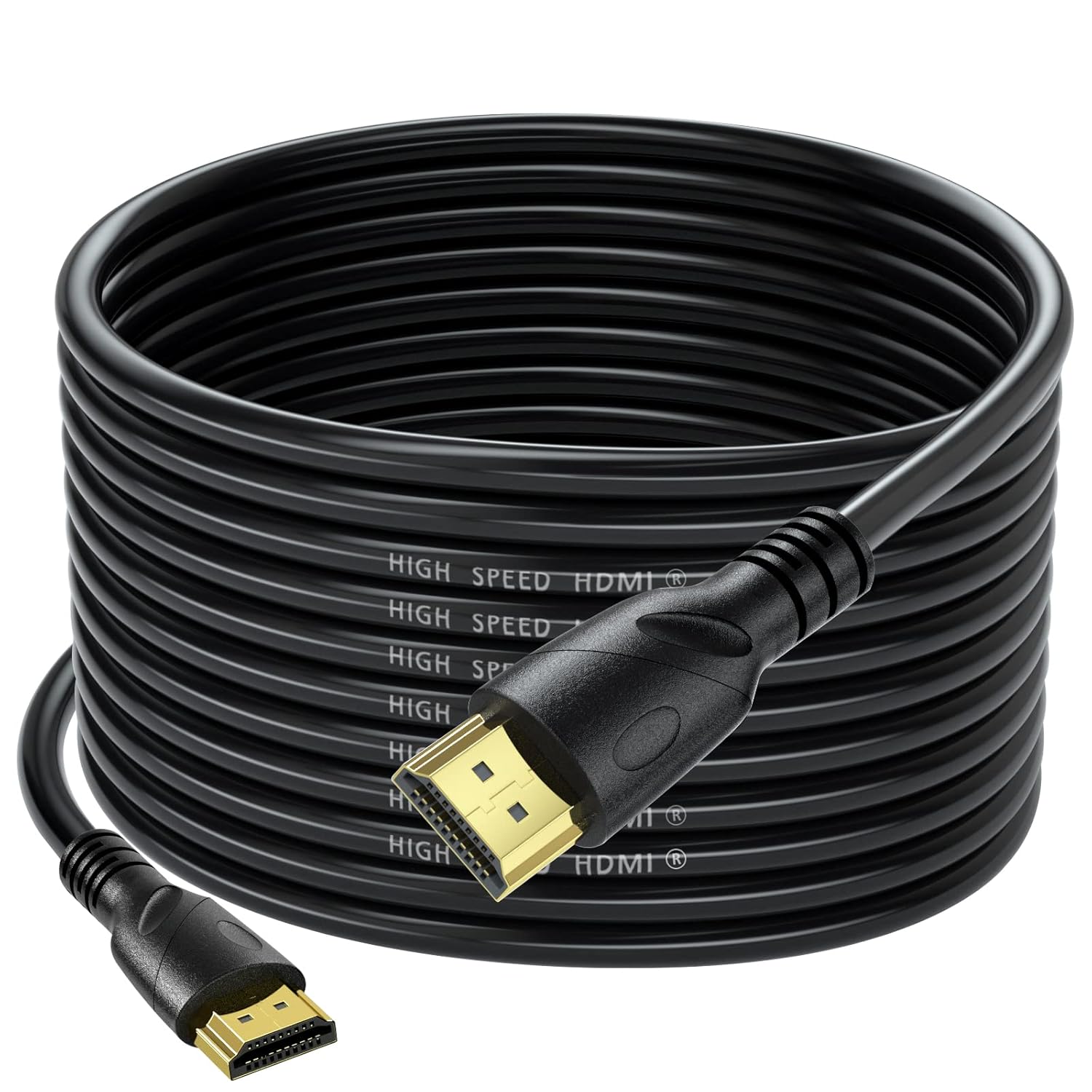 4K HDMI Cable 40ft Ultra High Speed HDMI 2.0 Cables 4K@60Hz 18gbps, Gold Plated Connector,Ethernet Audio Video Return,Compatible for 1080p 3D HDTV PC Xbox Arc Laptop PS3/4/5/9 etc