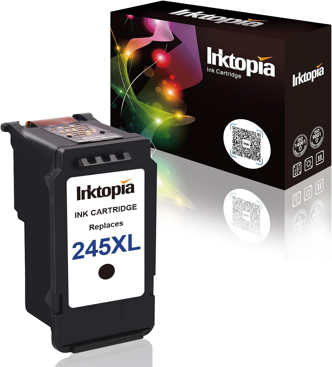 Inktopia Compatible Ink Cartridge Replacement for Canon PG 245XL 245 XL PG-243 (Single Black) Used in Canon PIXMA MX492 MX490 IP2820 MG2420 MG2522 MG2555 MG2920 MG2922 TS302 Printer