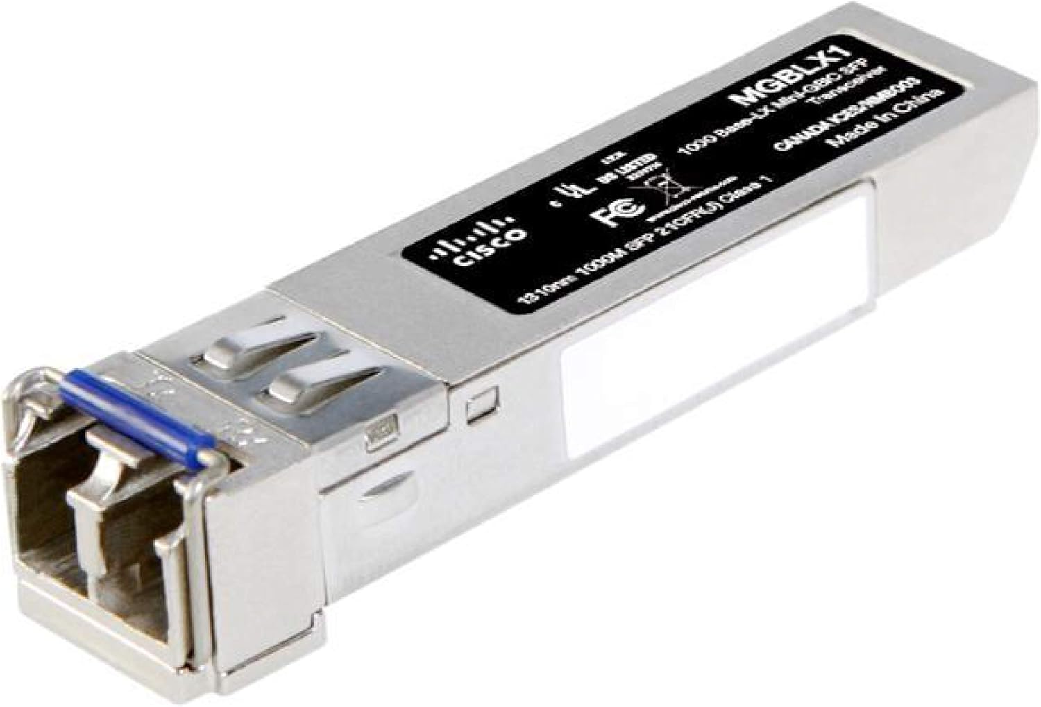 Cisco MGBLX1 SFP Transceiver, Gigabit Ethernet (GbE) 1000BASE-LX Mini-GBIC (MGBLX1)