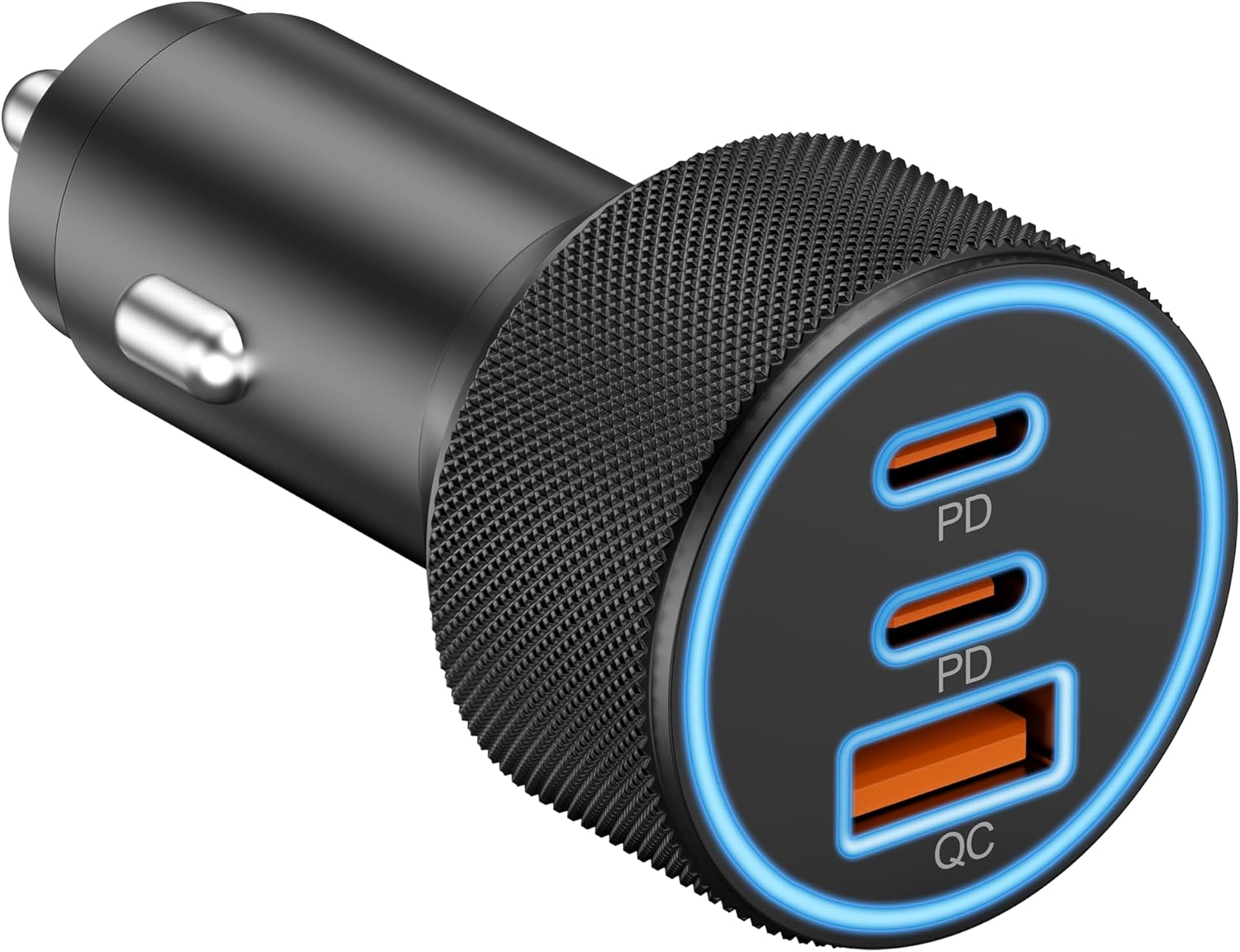 USB C Car Charger, 3-Port 67W Dual USB-C & USB-A Car Power Adapter PD/QC Fast Charging Cigarette Lighter for iPhone 16/15/14/13/12/11/Pro Max, iPad, Samsung Galaxy S24/S23/S22/S21, Pixel, Android