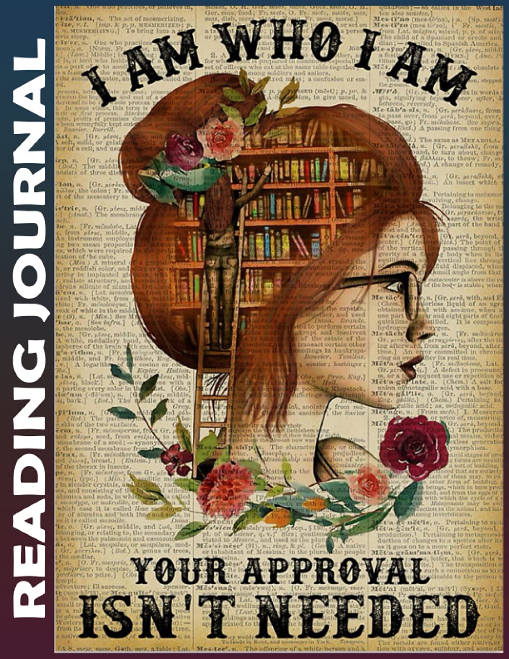 Reading Journal: i am who i am redhead reading For Reviewing All of Your Favorite Books, Track the Books You Read and Create a Personal Reading Record to Look Back On, Reading Log