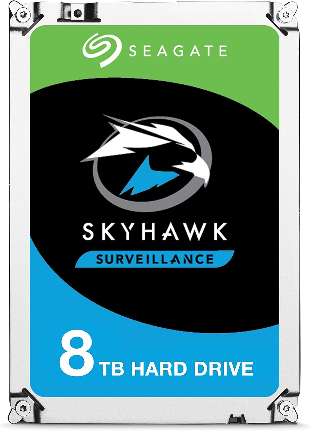 Seagate – ST8000VX004 Skyhawk ST8000VX004 8 TB Hard Drive – 3.5 Internal – SATA (SATA/600) – Video Surveillance System, Network Video Recorder Device Supported – 256 MB Buffer