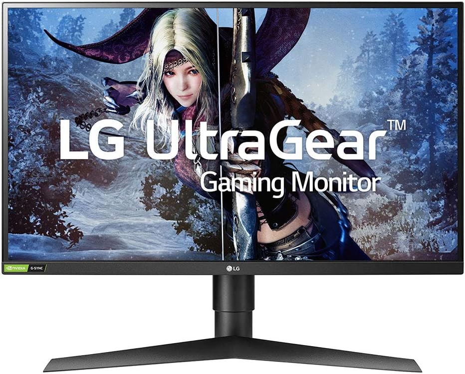 LG UltraGear QHD 27-Inch Gaming Monitor 27GL850-B, Nano IPS 1ms (GtG) with HDR 10 Compatibility and NVIDIA G-SYNC, 144Hz, Black