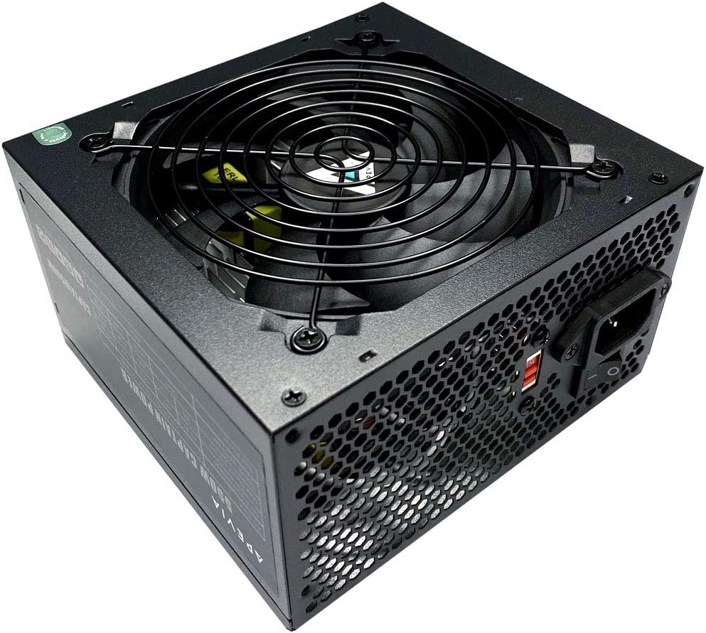 Apevia CAPTAIN550 ATX Power Supply with All Black Cables