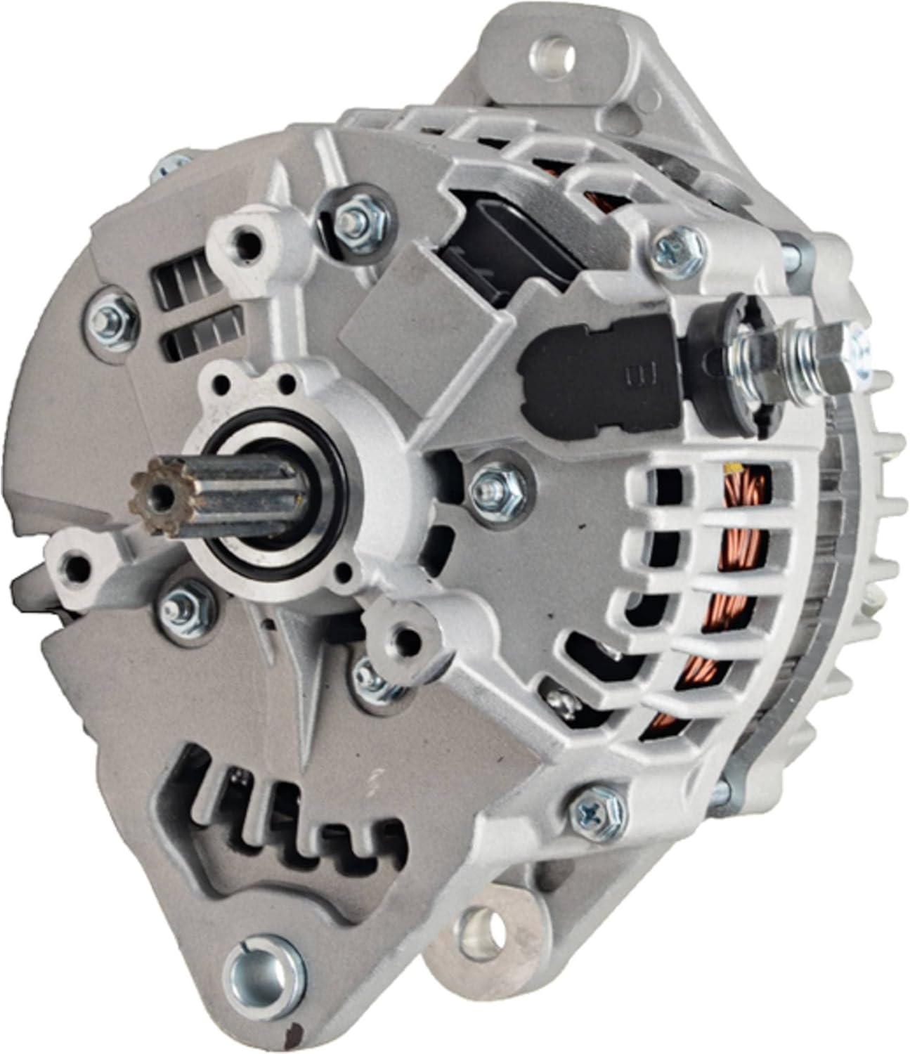 DB Electrical 400-44066 Alternator Compatible With/Replacement For Hitachi Isuzu Truck Lr1110-501 8972482970 Heavy Duty 12 V 110 Amp LR1110-501BAM LR1110-501BR 97729118 LR1110-501 2902768400