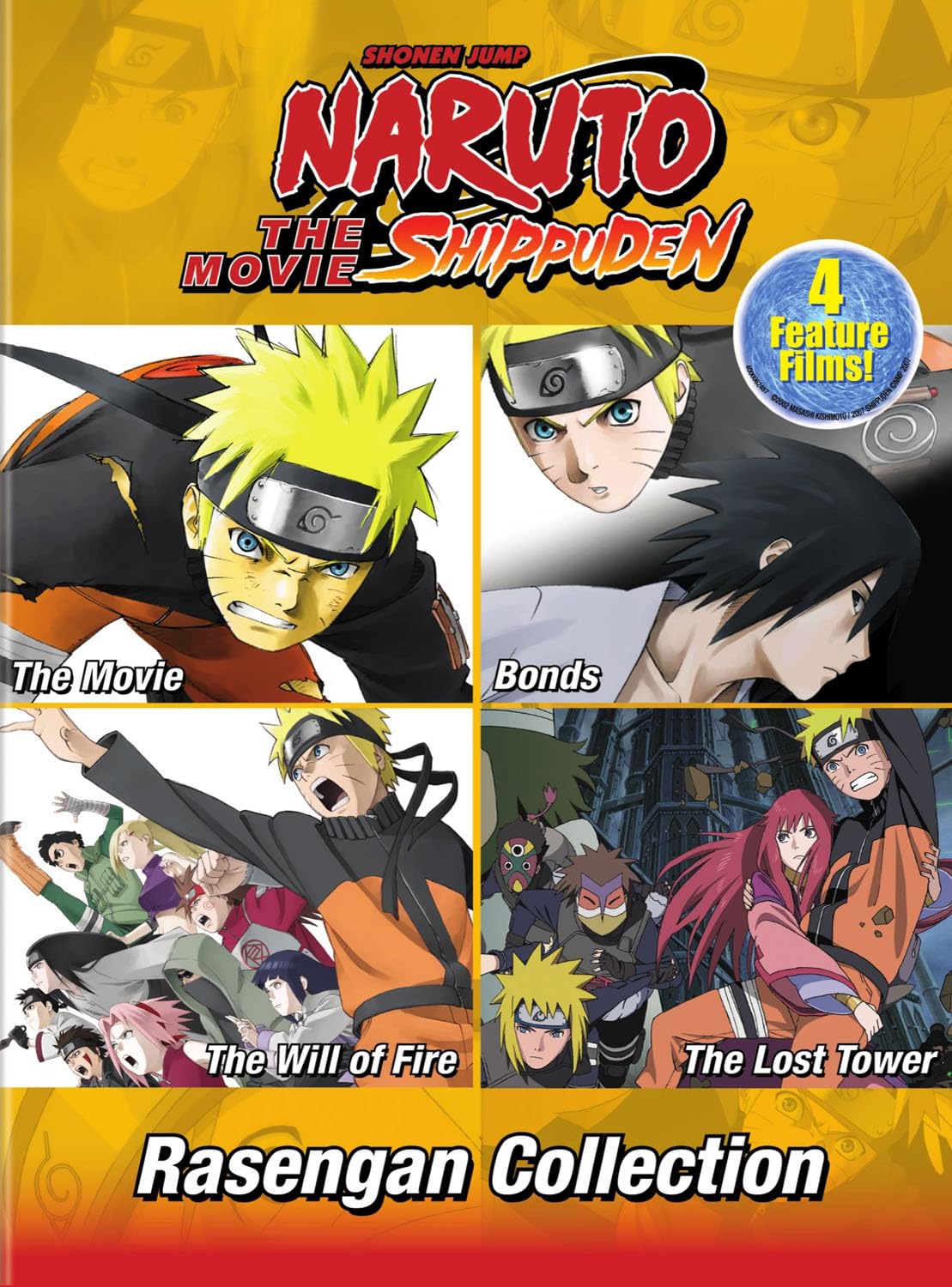 Naruto Shippuden The Movie Rasengan Collection (4pk/DVD)