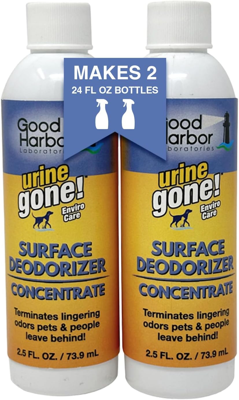 Odor Remover Concentrate. Eliminates Toughest Odors from Pee, Poo, Vomit, Secretions, Dander, Marking, Garbage & More, Pet Odor Remover. Makes 49 oz