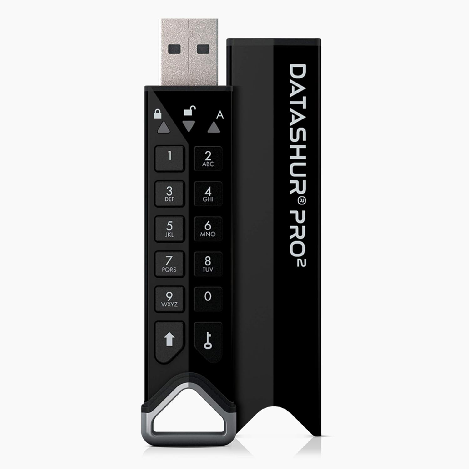 iStorage datAshur PRO2 256 GB | Secure Flash Drive | FIPS 140-2 Level 3 Certified | Password protected | Dust/Water-Resistant