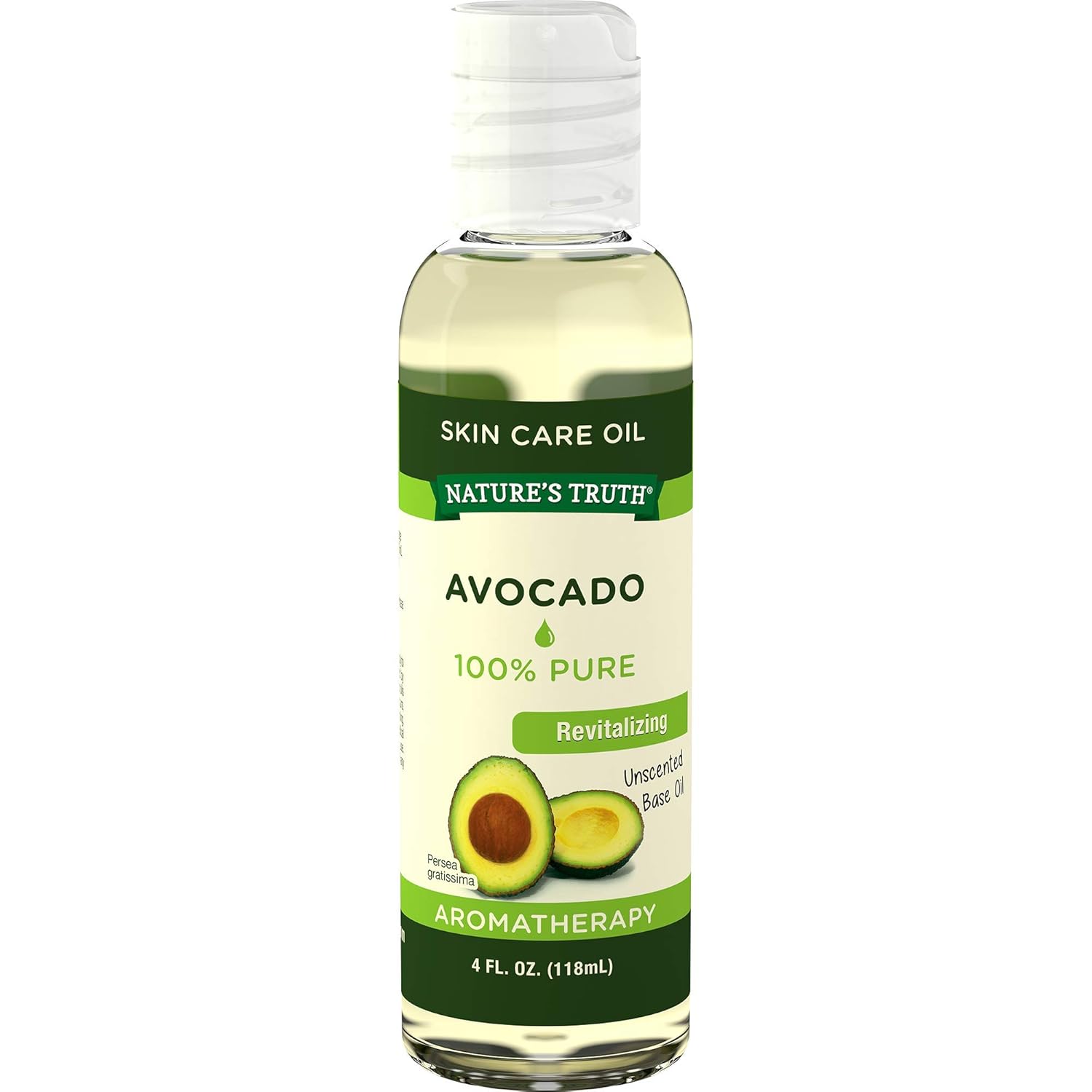 Nature’s Truth Cold Pressed Skin Care Base Oil, Avocado, 4 Fluid Ounce