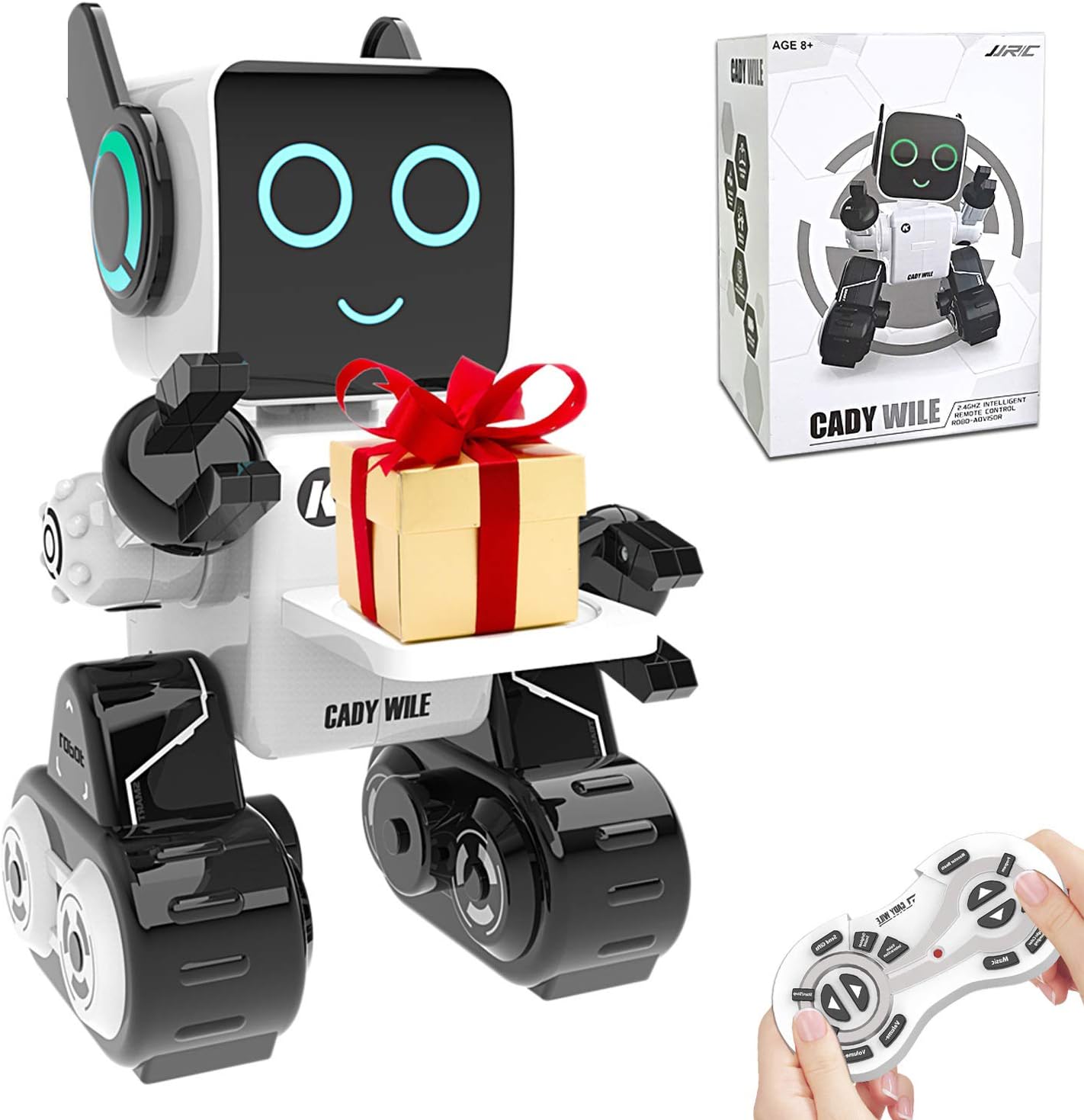 Robot Toys for Kids 5-7, Intelligent Interactive Remote Control Robot Toys with Built-in Piggy Bank Educational Robotic Kit Walks Sings and Dance for Boys and Girls Birthday Robot Toys for Kids 8-12