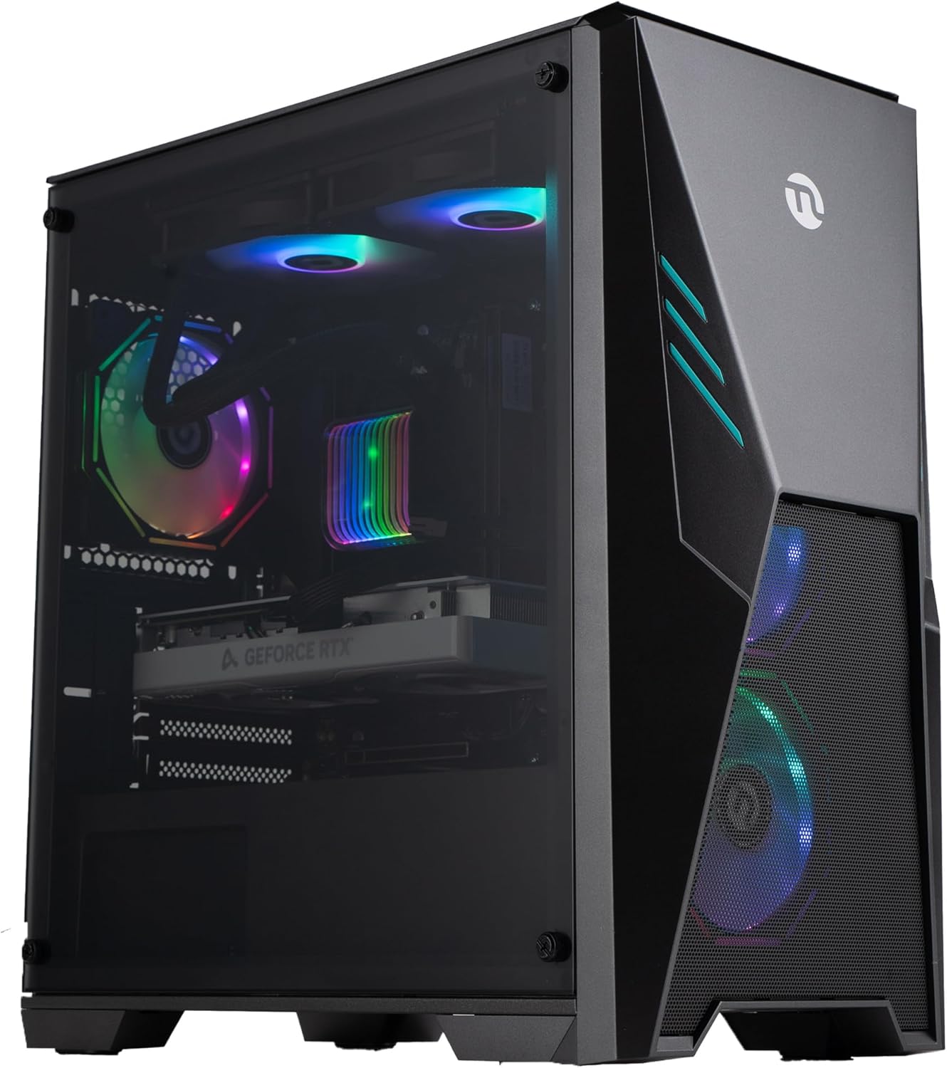 Gaming PC Desktop,Intel i7 12700KF 5.0 GHz，GeForce RTX 4070Ti Super 16GB Desktop Computer，1TB NVMe SSD，32GB DDR4 3200MHz, 240mm Liquid Cooled,800W PSU,Windows 11 Home & AI Powered Gamer PC