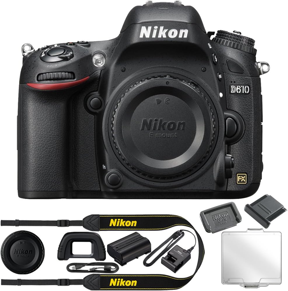 Nikon D610 24.3 MP CMOS FX-Format Digital SLR Camera (Body Only)