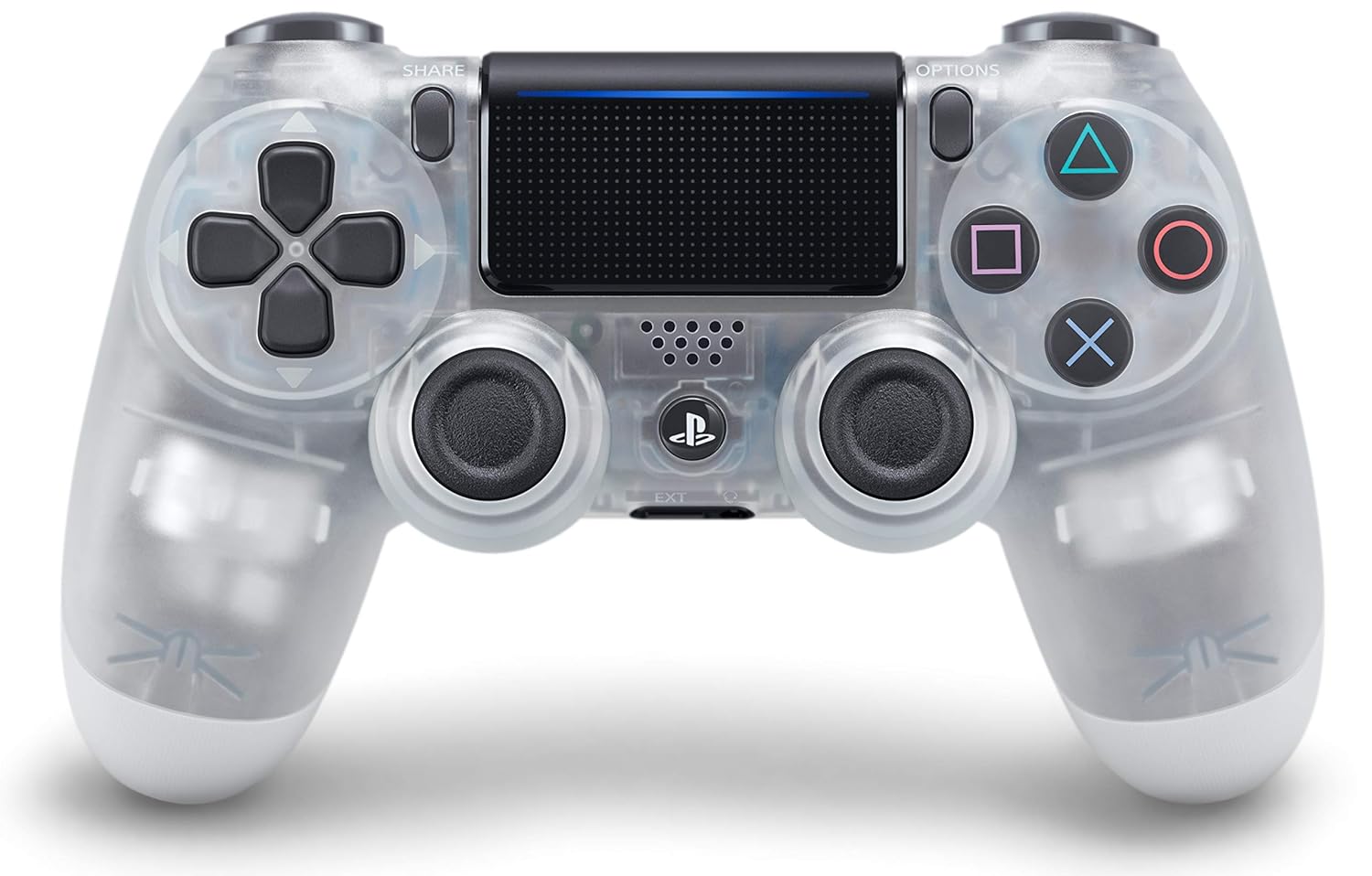 DualShock 4 Wireless Controller for PlayStation 4 – Crystal (Renewed)