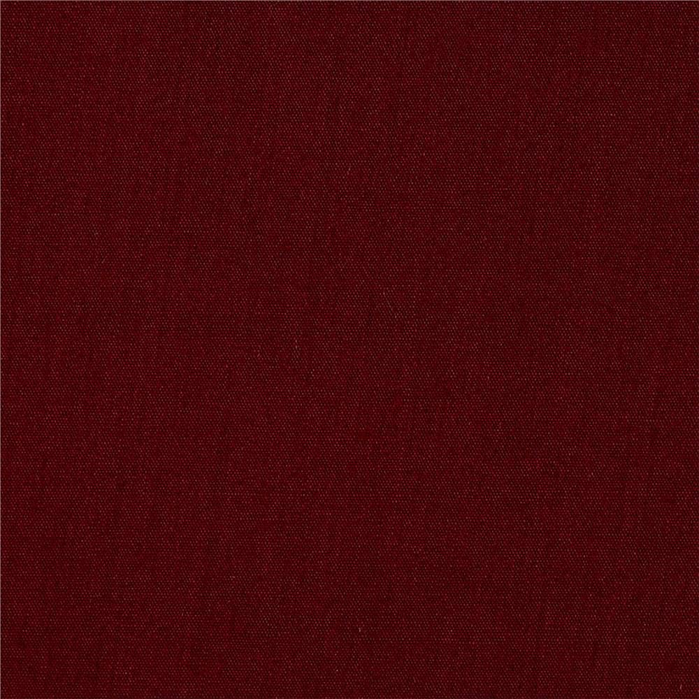 60″ Poly Cotton Broadcloth Burgundy, Fabric by the Yard